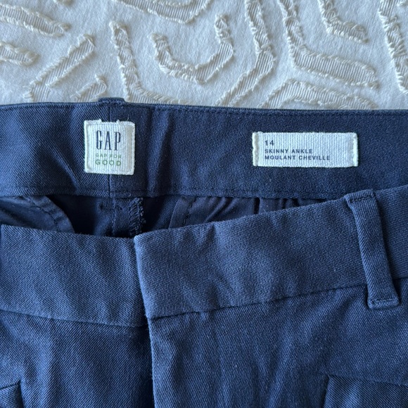 GAP workwear Skinny navy pants - Picture 1 of 2